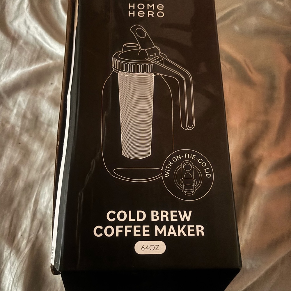 Home Hero Black Cold Brew Coffee Maker - 64oz